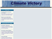 Tablet Screenshot of climatevictory.org